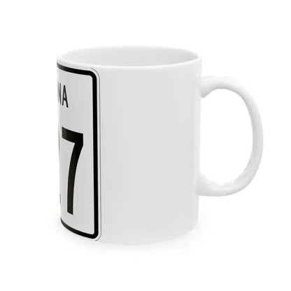 Indiana 627 1955 (Indiana) (Road Sign) White Coffee Mug - Go Mug Yourself