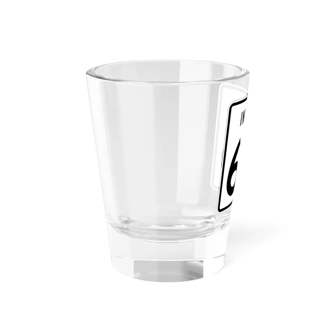 Indiana 65 (Indiana) (Road Sign) Shot Glass 1.5oz - Go Mug Yourself
