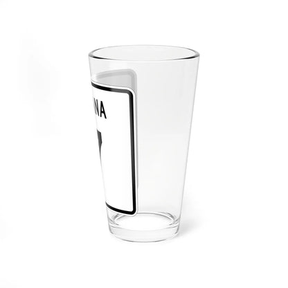 Indiana 7 (Indiana) (Road Sign) Pint Glass 16oz - Go Mug Yourself