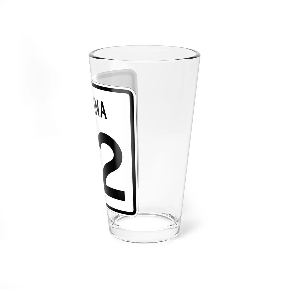 Indiana 72 (Indiana) (Road Sign) Pint Glass 16oz - Go Mug Yourself