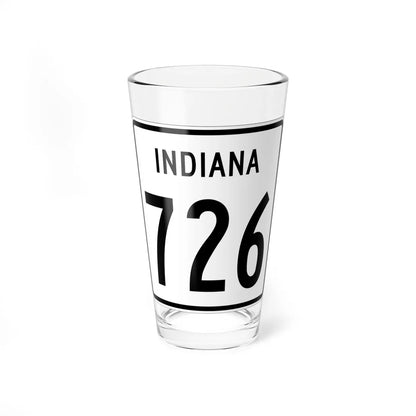 Indiana 726 1955 (Indiana) (Road Sign) Pint Glass 16oz 16oz - Go Mug Yourself