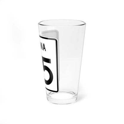 Indiana 75 (Indiana) (Road Sign) Pint Glass 16oz - Go Mug Yourself