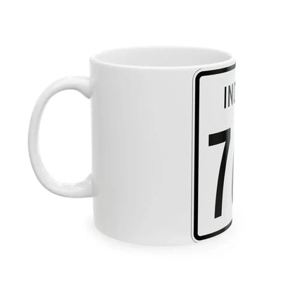 Indiana 762 1955 (Indiana) (Road Sign) White Coffee Mug - Go Mug Yourself