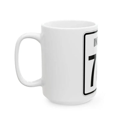 Indiana 762 1955 (Indiana) (Road Sign) White Coffee Mug - Go Mug Yourself