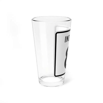Indiana 8 1955 (Indiana) (Road Sign) Pint Glass 16oz - Go Mug Yourself