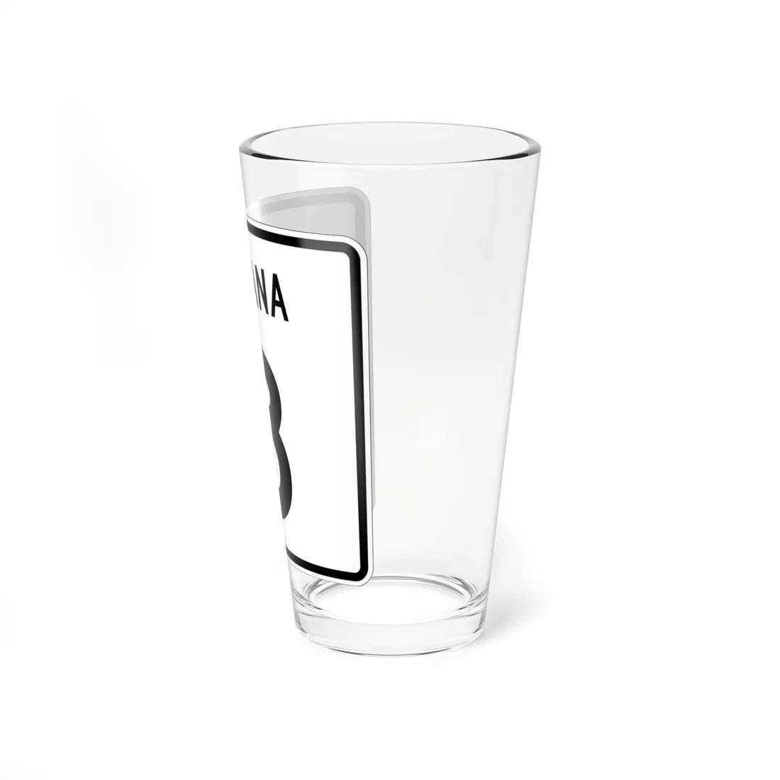 Indiana 8 1955 (Indiana) (Road Sign) Pint Glass 16oz - Go Mug Yourself