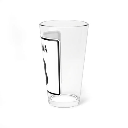 Indiana 8 1955 (Indiana) (Road Sign) Pint Glass 16oz - Go Mug Yourself