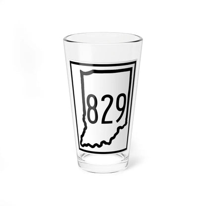 Indiana 829 1948 (Indiana) (Road Sign) Pint Glass 16oz 16oz - Go Mug Yourself
