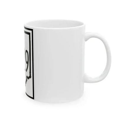 Indiana 829 1948 (Indiana) (Road Sign) White Coffee Mug - Go Mug Yourself