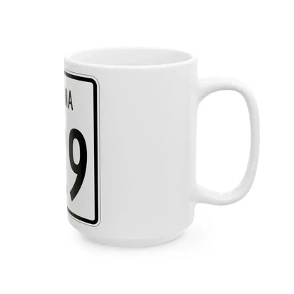 Indiana 829 1955 (Indiana) (Road Sign) White Coffee Mug - Go Mug Yourself