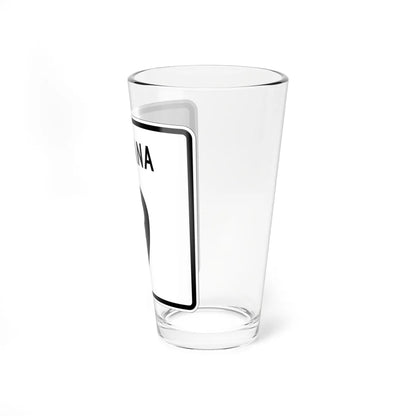 Indiana 9 (Indiana) (Road Sign) Pint Glass 16oz - Go Mug Yourself