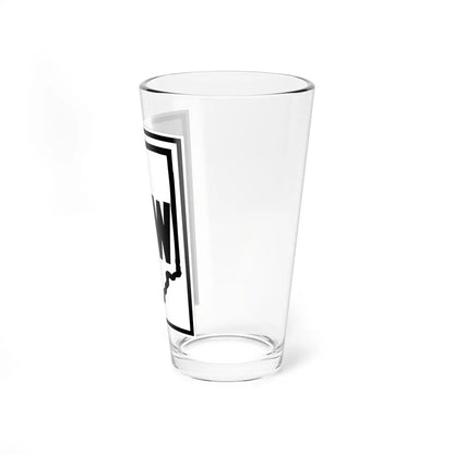 Indiana 9W 1926 (Indiana) (Road Sign) Pint Glass 16oz - Go Mug Yourself