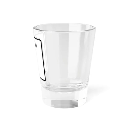 Indiana blank (Indiana) (Road Sign) Shot Glass 1.5oz - Go Mug Yourself