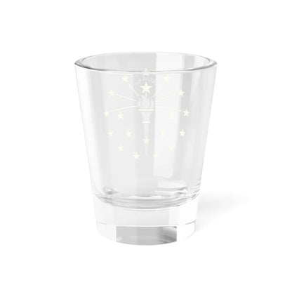 Indiana State Flag Emblem (India) Shot Glass 1.5oz - Go Mug Yourself