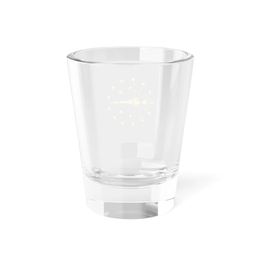 Indiana State Flag Hung Vertically (India) Shot Glass 1.5oz - Go Mug Yourself