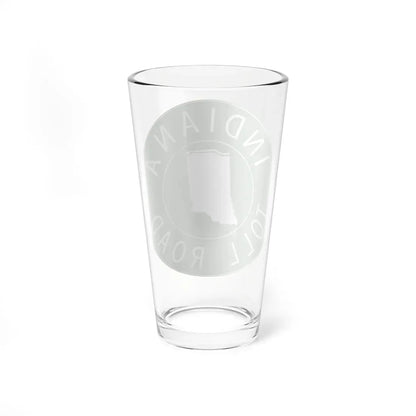 Indiana Toll Road logo 1968 (Indiana) (Road Sign) Pint Glass 16oz - Go Mug Yourself