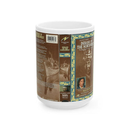 INDIANS OF THE NORTHWEST (VHS COVER) - White Coffee Mug-15oz-Go Mug Yourself