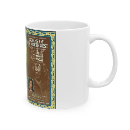 INDIANS OF THE NORTHWEST (VHS COVER) - White Coffee Mug-Go Mug Yourself