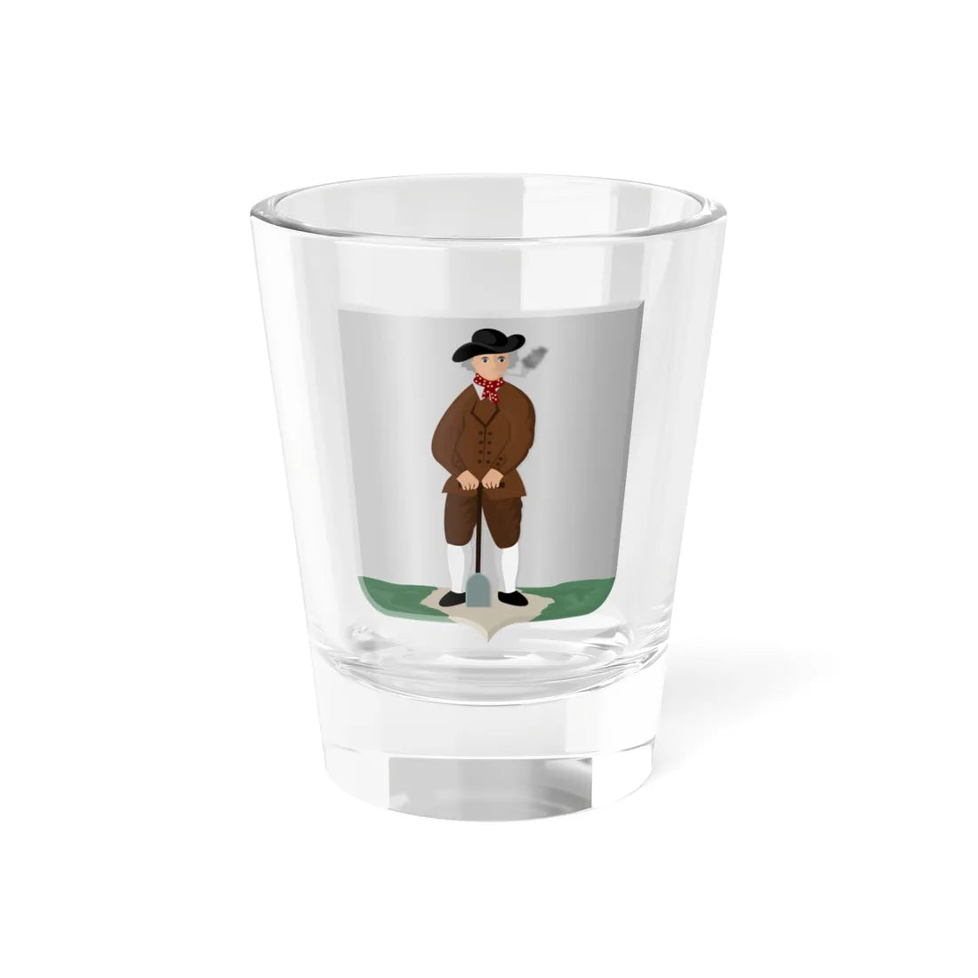 Indijk wapen HRvA (Netherlands) (Coat of Arms) Shot Glass 1.5oz 1.5oz - Go Mug Yourself