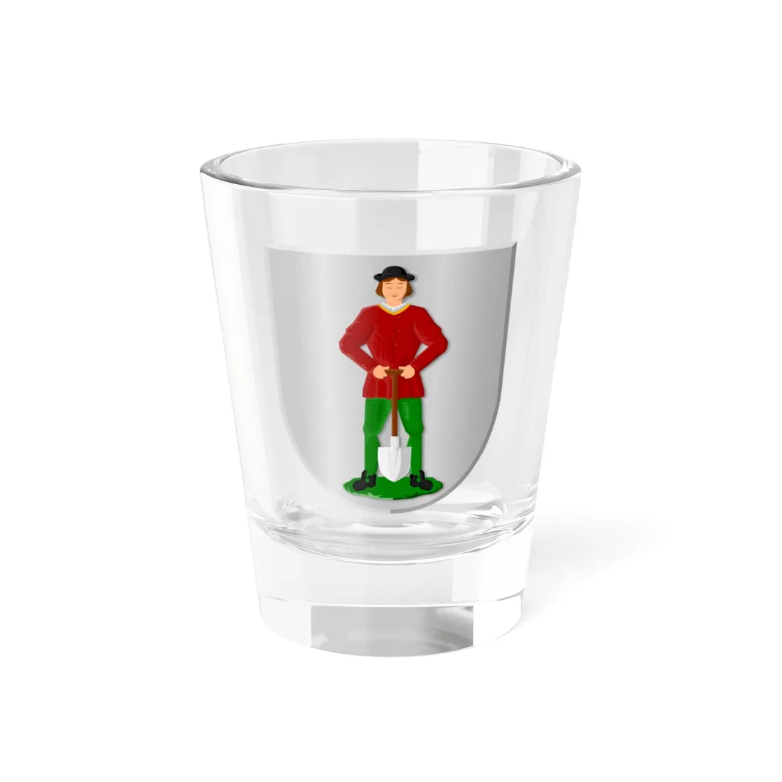 Indijk wapen (Netherlands) (Coat of Arms) Shot Glass 1.5oz 1.5oz - Go Mug Yourself