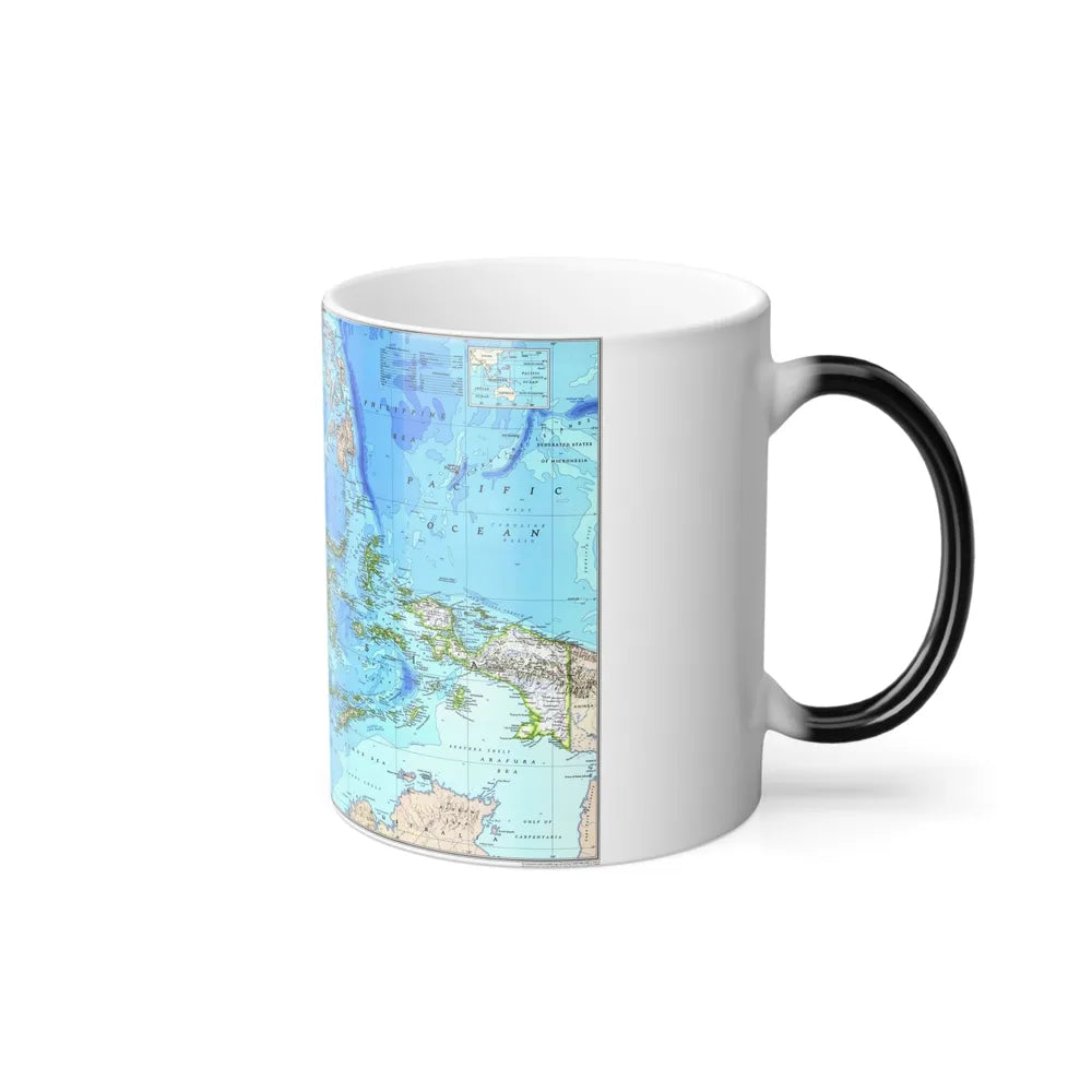 Indonesia 1 (1996) (Map) Color Changing Mug 11oz-Go Mug Yourself