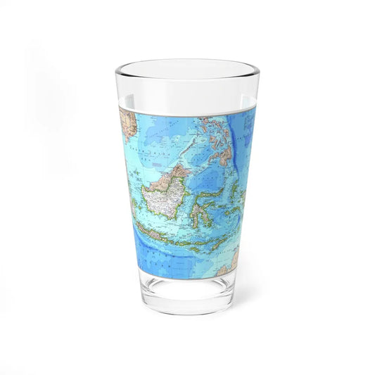 Indonesia 1 (1996) (Map) Pint Glass 16oz-16oz-Go Mug Yourself