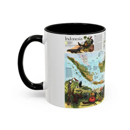 Indonesia 2 (1996) (Map) Accent Coffee Mug - Go Mug Yourself