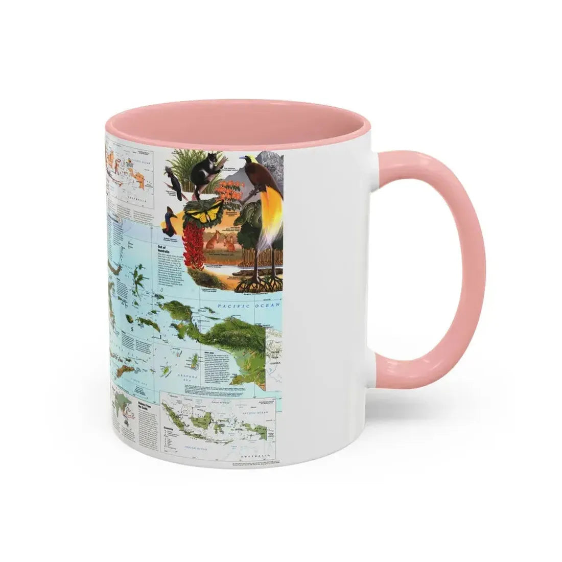 Indonesia 2 (1996) (Map) Accent Coffee Mug - Go Mug Yourself