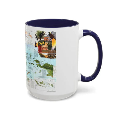Indonesia 2 (1996) (Map) Accent Coffee Mug - Go Mug Yourself