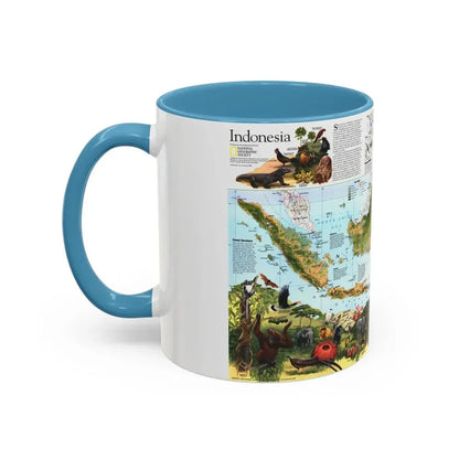 Indonesia 2 (1996) (Map) Accent Coffee Mug - Go Mug Yourself