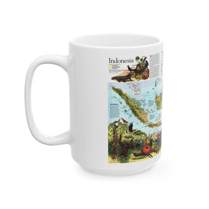 Indonesia 2 (1996) (Map) White Coffee Mug-Go Mug Yourself