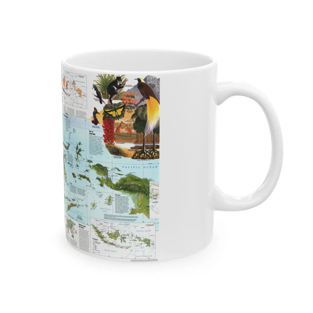 Indonesia 2 (1996) (Map) White Coffee Mug-Go Mug Yourself