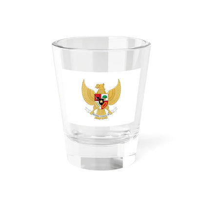 Indonesia coat of arms flag (Indonesia) Shot Glass 1.5oz 1.5oz - Go Mug Yourself