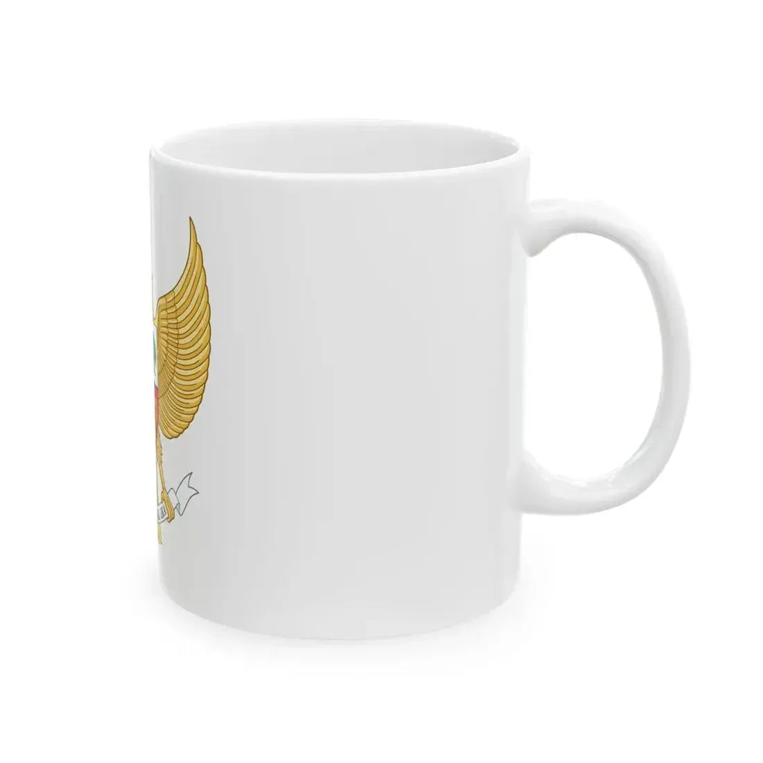 Indonesia coat of arms flag (Indonesia) White Coffee Mug - Go Mug Yourself