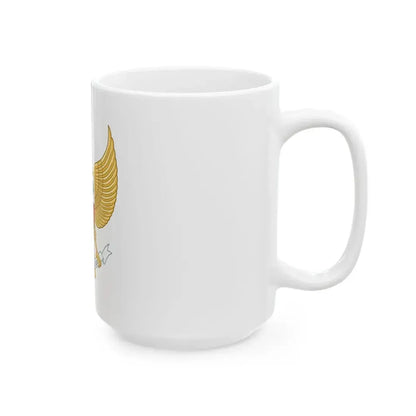 Indonesia coat of arms flag (Indonesia) White Coffee Mug - Go Mug Yourself