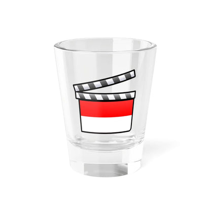 Indonesia film clapperboard (Indonesia) Shot Glass 1.5oz 1.5oz - Go Mug Yourself