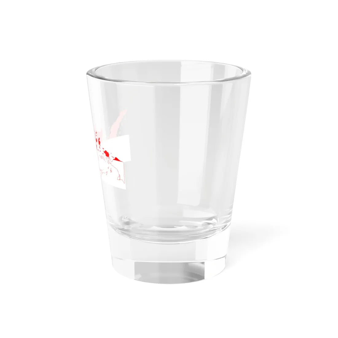 Indonesia flag map 1945-2002 (Indonesia) Shot Glass 1.5oz - Go Mug Yourself