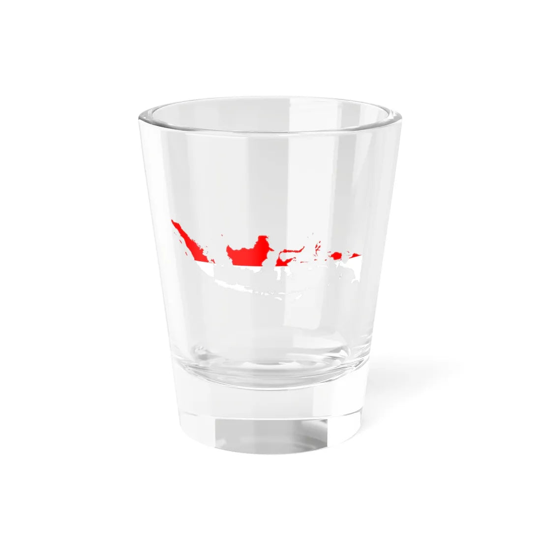 Indonesia Map Flag (Indonesia) Shot Glass 1.5oz 1.5oz - Go Mug Yourself