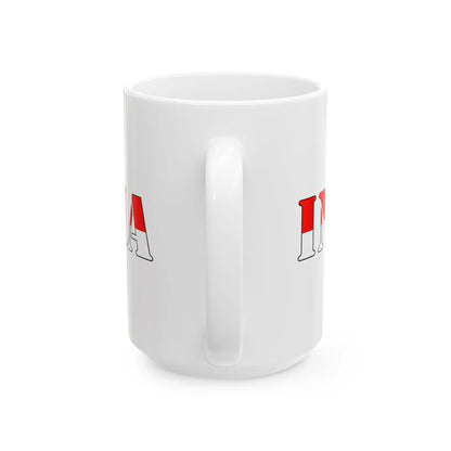 Indonesia Merah Putih (Indonesia) White Coffee Mug - Go Mug Yourself