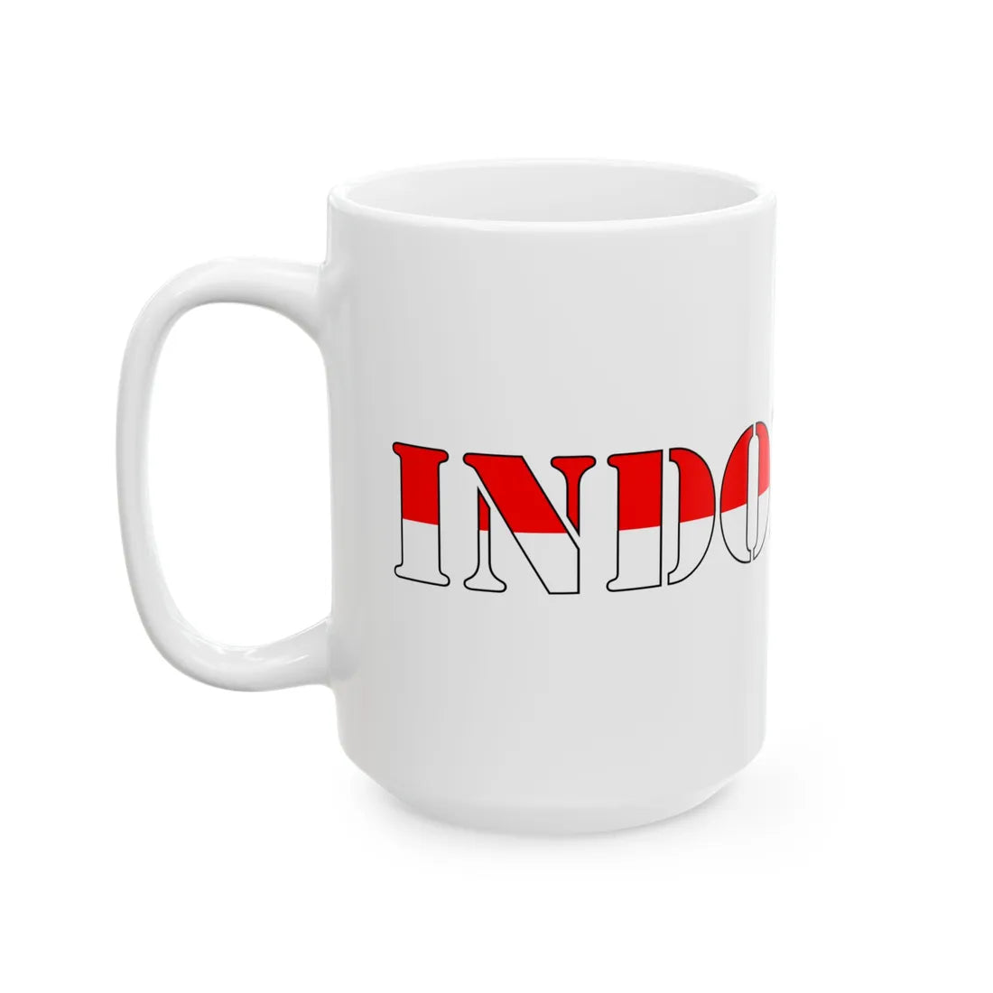 Indonesia Merah Putih (Indonesia) White Coffee Mug - Go Mug Yourself