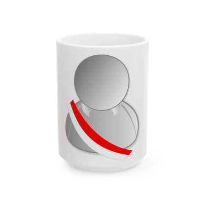Indonesia politic personality icon (Indonesia) White Coffee Mug 15oz - Go Mug Yourself