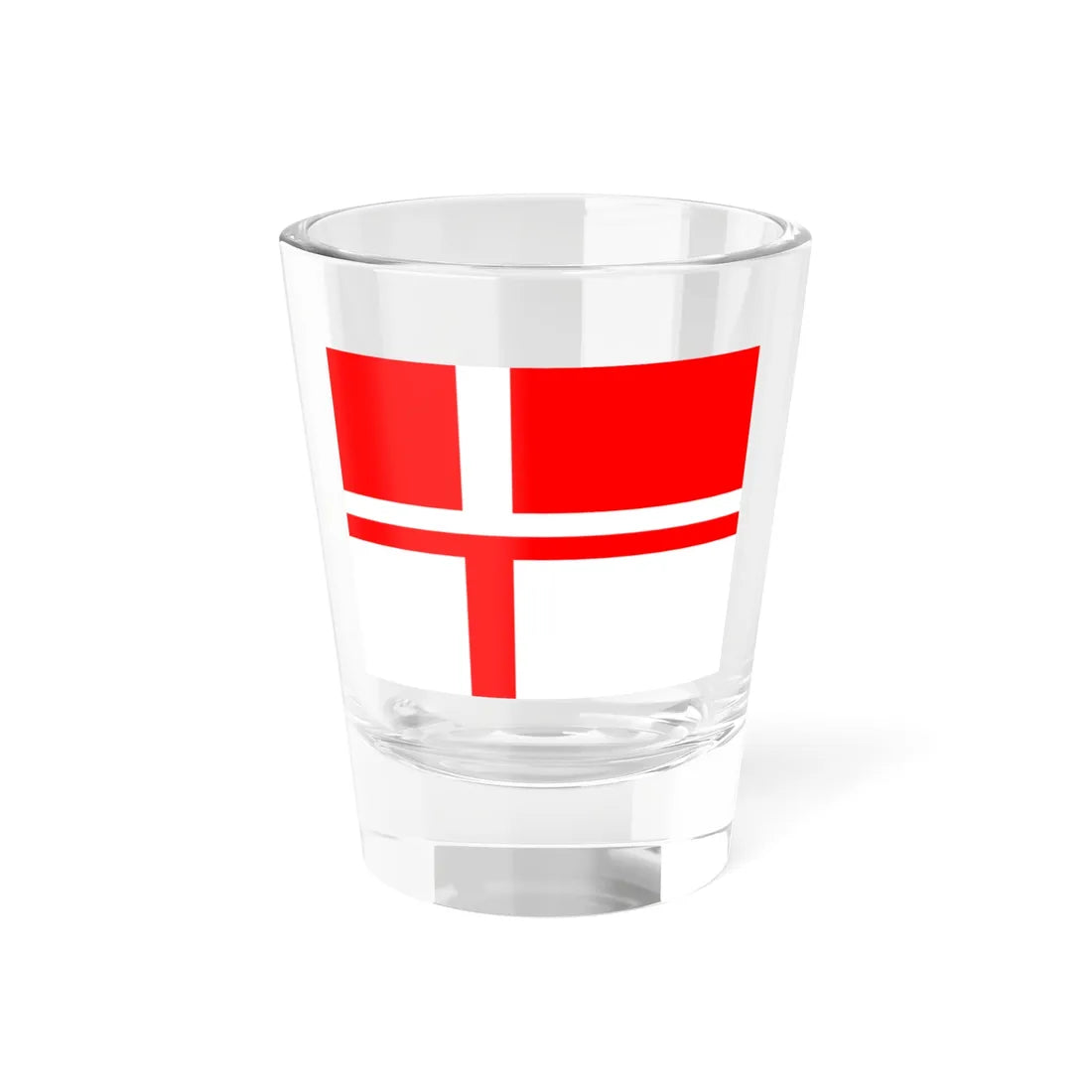 Indonesian Nordic Cross (Indonesia) Shot Glass 1.5oz 1.5oz - Go Mug Yourself