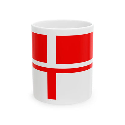 Indonesian Nordic Cross (Indonesia) White Coffee Mug 11oz - Go Mug Yourself