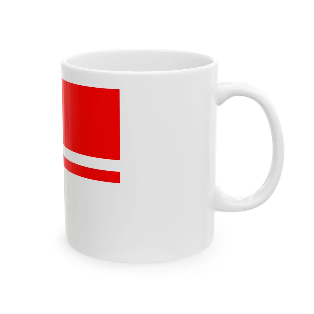 Indonesian Nordic Cross (Indonesia) White Coffee Mug - Go Mug Yourself