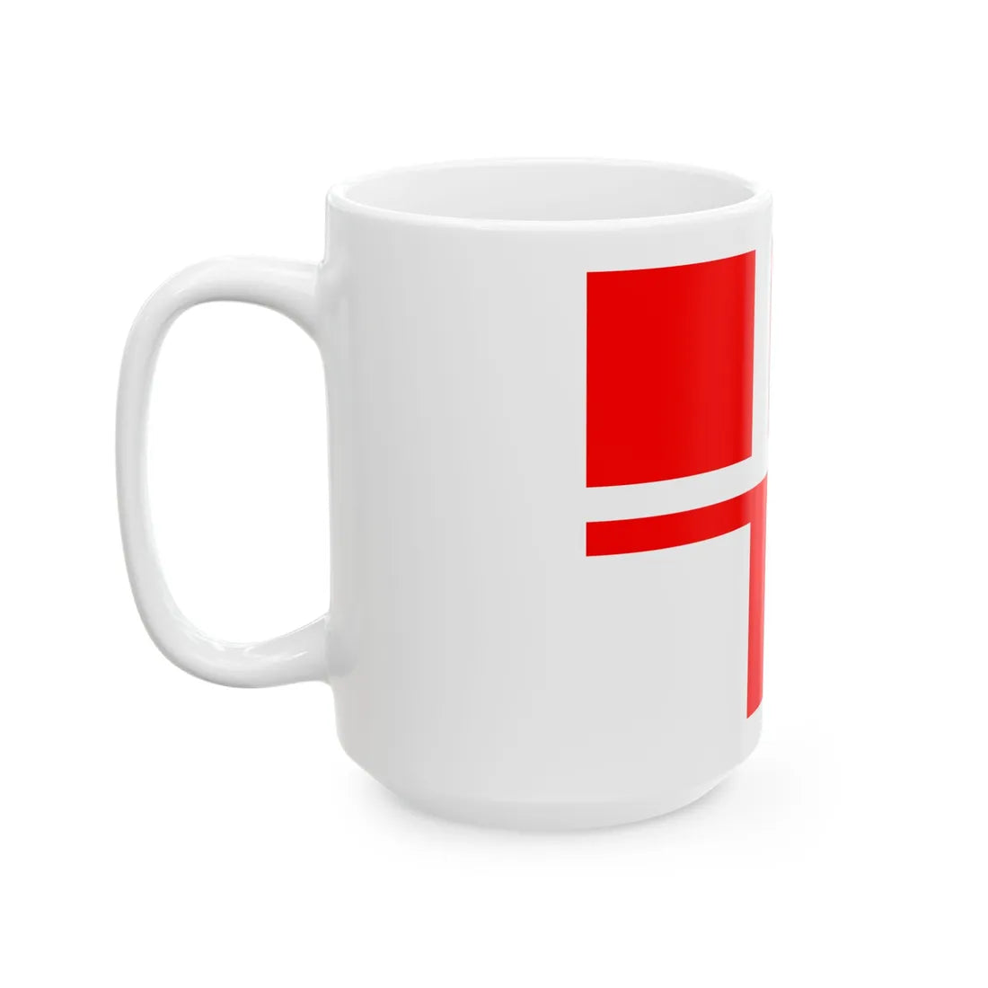 Indonesian Nordic Cross (Indonesia) White Coffee Mug - Go Mug Yourself