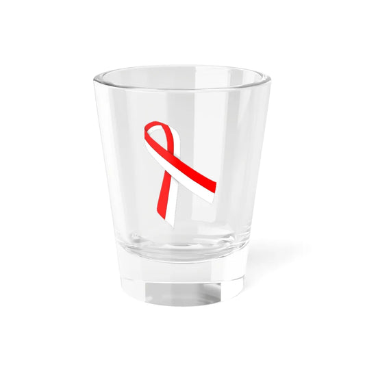 Indonesian Red-White ribbon (Indonesia) Shot Glass 1.5oz 1.5oz - Go Mug Yourself