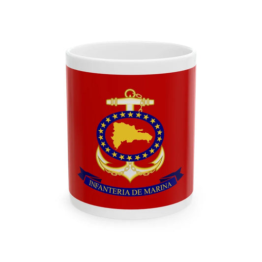 INFANTERIA DE MARINA DOMINICANA (Dominica) White Coffee Mug 11oz - Go Mug Yourself
