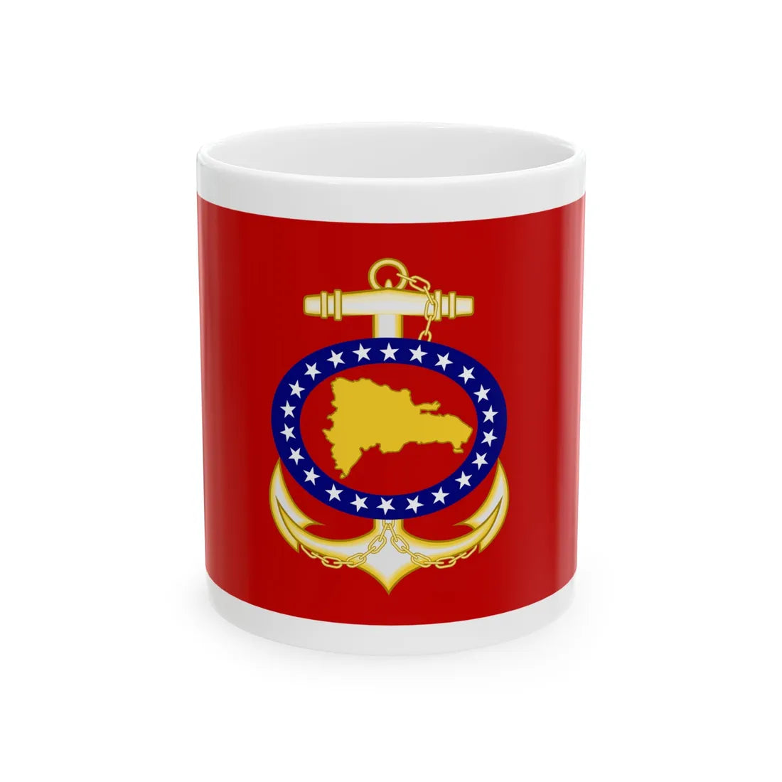 Infanteria de Marina RD (Dominica) White Coffee Mug 11oz - Go Mug Yourself