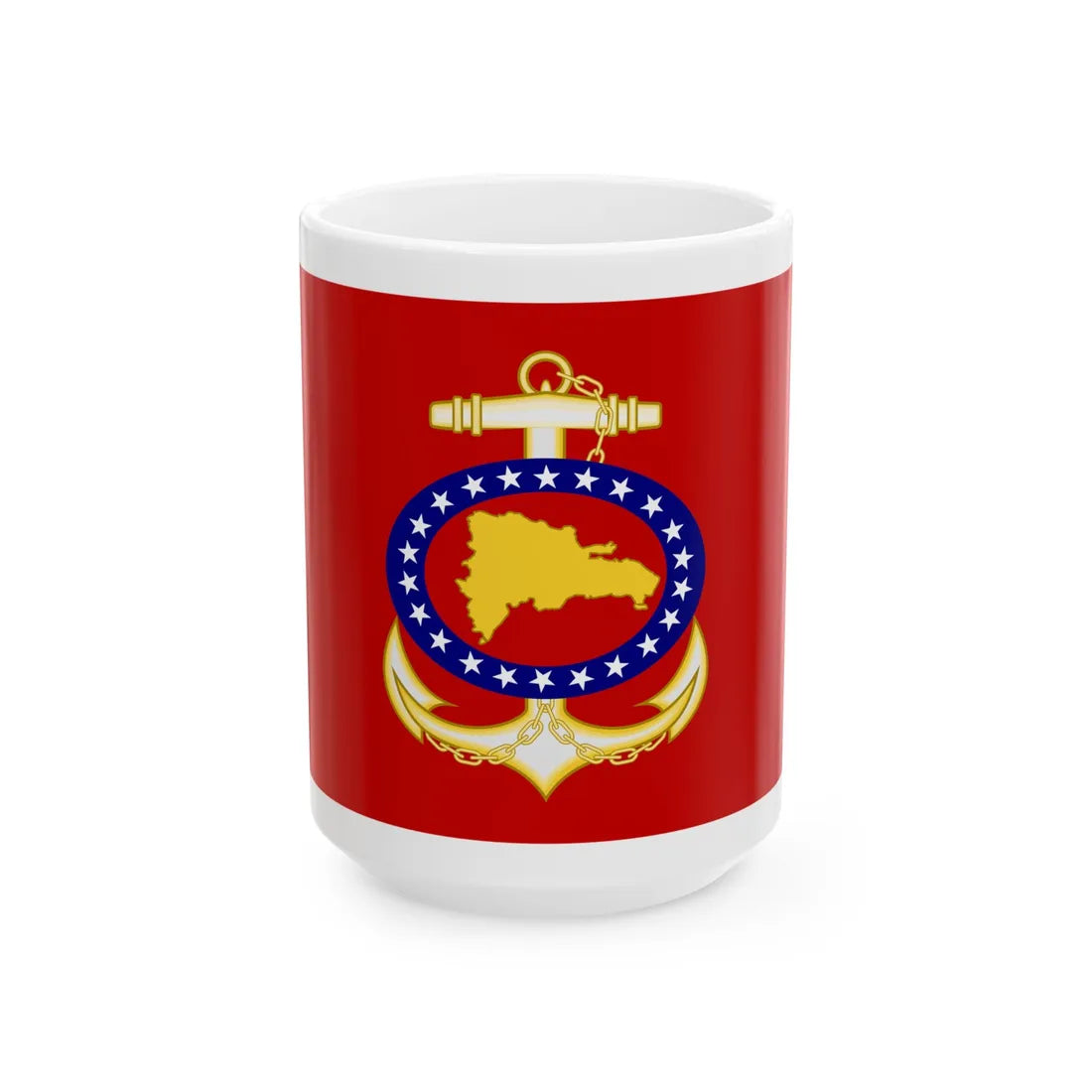Infanteria de Marina RD (Dominica) White Coffee Mug 15oz - Go Mug Yourself