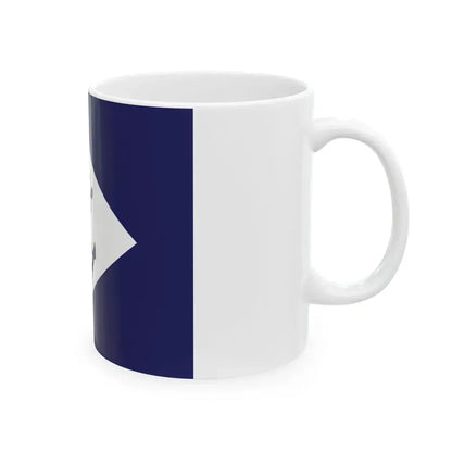 Infantry battalion flag of the U.S. Navy (United States) White Coffee Mug - Go Mug Yourself